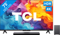 TCL 4K LED 75P61B (2024) + Soundbar 75-Zoll-Fernseher