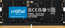 Crucial 16GB DDR5 SODIMM CL40 4800MT/s RAM for laptops with Windows or Linux