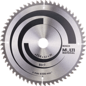 Bosch Circular Saw Blade Multi Material, 254x30x3.2mm, 60T Circular saw blades