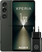 Sony Xperia 1 VI 256GB Grün 5G + BlueBuilt Ladegerät mit USB-C-Anschluss 30 W Schwarz Smartphone mit NFC