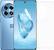 OnePlus 12R 256GB Blau 5G + Just in Case Soft Design Backcover Transparent Android-Smartphone