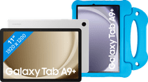 Samsung Galaxy Tab A9 Plus 11 Zoll 64GB Wi-Fi Silber + BlueBuilt Kids Cover Blau Samsung Galaxy Tab A9 und Tab A9 Plus