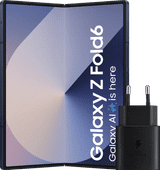 Samsung Galaxy Z Fold 6 256GB Blue 5G + Samsung Charger 25W Black Samsung phone promotion