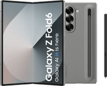 Samsung Galaxy Z Fold 6 256GB Silver 5G + Samsung Back Cover with S Pen Gray Android smartphone