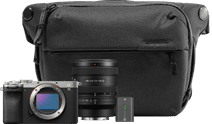 Sony A7C II Silber Travel Kit Sony Vollformat-Systemkamera