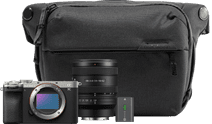 Sony A7C II Silber Travel Kit Kamera mit WLAN