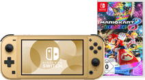 Nintendo Switch Lite Zelda Edition + Mario Kart 8 Deluxe Handheld-Spielekonsole