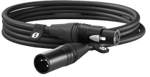 RØDE XLR 3M Black Headphones plug adapter