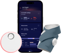 Owlet Dream Sock Bedtime Blue OW-DS-BL Smartphone-compatible baby monitor