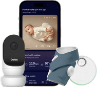 Owlet Cam 2 + Dream Sock Bedtime Blue OW-DSDUO-BL Strahlungsarmes Babyphon