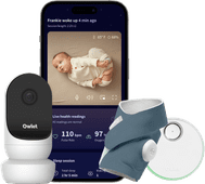 Owlet Cam 2 + Dream Sock Bedtime Blue OW-DSDUO-BL Smartphone-compatible baby monitor