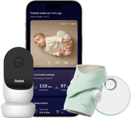 Owlet Cam 2 + Dream Sock Mint OW-DSDUO-MI Babyphon