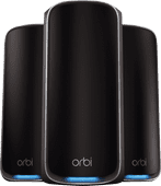 Netgear Orbi 970 Wi-Fi 7 3er-Pack - Schwarz Wi-Fi 7 Router