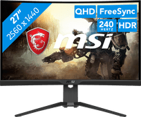 MSI MAG 275CQRXFDE Gaming monitor with a high refresh rate