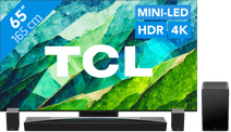 TCL QD Mini-LED 65C81B (2024) + Soundbar 65-Zoll-Fernseher