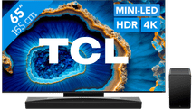 TCL QD Mini-LED 65C803 (2023) + Soundbar European Championship 2024 television and projector deal