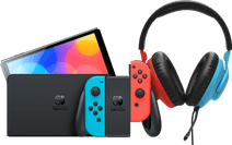 Nintendo Switch OLED Blue/Red + JBL Quantum 100N Nintendo Switch OLED