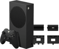 Xbox Series S 1TB Black + BlueBuilt Rechargeable Batteries Xbox Series X and Xbox Series S console