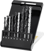 Irwin 9-piece Metal, Concrete, and Wood Drill Bit Set drill bits for metal