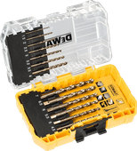 DeWalt 13-teiliges HSS Industrial Cobalt-Set Schnellspannbohrer