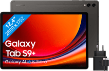 Samsung Galaxy Tab S9 Plus 12,4 Zoll 512GB Wi-Fi und 5G Schwarz + Samsung Ladegerät Tablet mit mindestens 32 GB Speicher