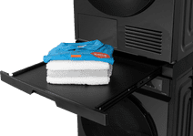 Premium BlueBuilt Universal-Zwischenbaurahmen für Waschmaschine und Trockner Schwarz Zwischenbaurahmen für Waschmaschine oder Trockner