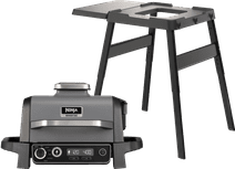 Ninja Woodfire Outdoor Grill OG701EU + Ninja Woodfire Ständer Elektrogrill mit Gestell