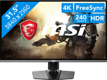 MSI MPG 321URXDE QD-OLED Gaming monitor with a high refresh rate