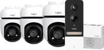 TP-Link Tapo C500 3-pack + Smart Battery Video Doorbell D230S1 Dome IP camera