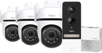 TP-Link Tapo C520WS 3-pack + Smart Battery Video Doorbell D230S1 Wireless IP camera for outdoors