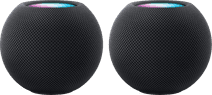 Apple HomePod mini Schwarz Doppelpack Smart-Speaker mit integriertem Sprachassistenten 