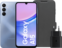 Samsung Galaxy A15 128GB Blau 4G + Zubehörpaket Samsung Galaxy A15