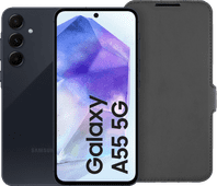 Samsung Galaxy A55 128GB Dunkelblau 5G + BlueBuilt Backcover Schwarz Samsung Galaxy A55