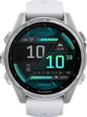 Garmin Fenix 8 Silber/Weiß 43 mm Armbanduhr für Android-Smartphones