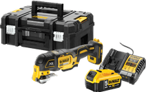 Starterset DeWalt DCS356NT-XJ 5,0-Ah-Akku Oszillierendes Multitool