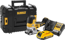 Starterset DeWalt DCS335NT-XJ 5,0-Ah-Akku Akku-Stichsäge