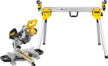 DeWalt DCS365N-XJ (without battery) + DeWalt DE7033-XJ Radial arm saw with an underframe