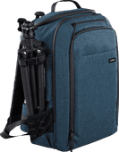 Dörr Fotorucksack Prag Pro 20L Blau Kameratasche für Sony Alpha Systemkameras