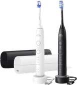 Philips Sonicare 7100 Series HX7429/02 Doppelpack Elektrische Zahnbürste mit Reiseetui mit Ladefunktion