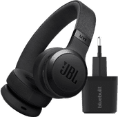 JBL Live 670NC Schwarz + BlueBuilt Quick-Charge-Ladegerät mit USB 3D-Audio-Kopfhörer