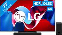 LG OLED77C47LA (2024) + Soundbar Großen LG Fernseher