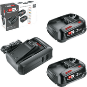 Bosch Starterset 18V 2,5-Ah-Akku (2x) + AL 18V-44 Bosch Power For All 18v Werkzeug