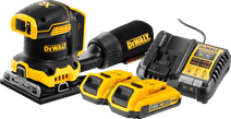 DeWalt DCW200NT-XJ 2,0-Ah-Akku (2x) Starterset DeWalt Schwingschleifer