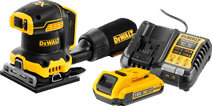 DeWalt DCW200NT-XJ 2,0-Ah-Akku Starterset Kompakte Schleifmaschine