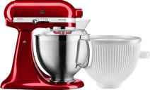 KitchenAid 5KSM185PSECA Liebesapfelrot + Eisbereiter KitchenAid Rot