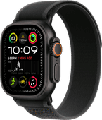 Apple Watch Ultra 2 4G 49 mm Schwarz Trail Armband Schwarz M/L Extra große Smartwatch