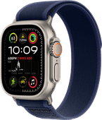 Apple Watch Ultra 2 4G 49 mm Silber Trail Armband Blau M/L Sportgeschenk