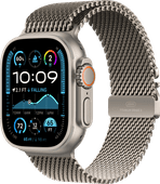 Apple Watch Ultra 2 4G 49 mm Silber Milanaise Armband M Sportgeschenk