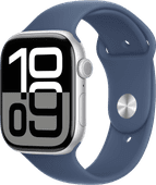 Apple Watch Series 10 46 mm Silber Sportarmband S/M Apple Watch Series 10