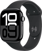 Apple Watch Series 10 4G 46 mm Schwarz Sportarmband S/M Sportgeschenk